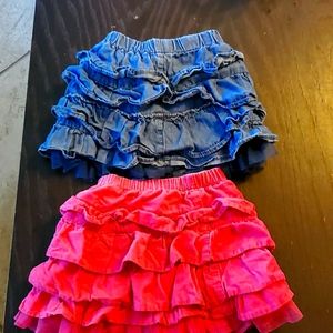 EUC Set of Two Skirts 24Mo.